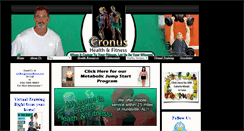 Desktop Screenshot of cronuspersonaltraining.com